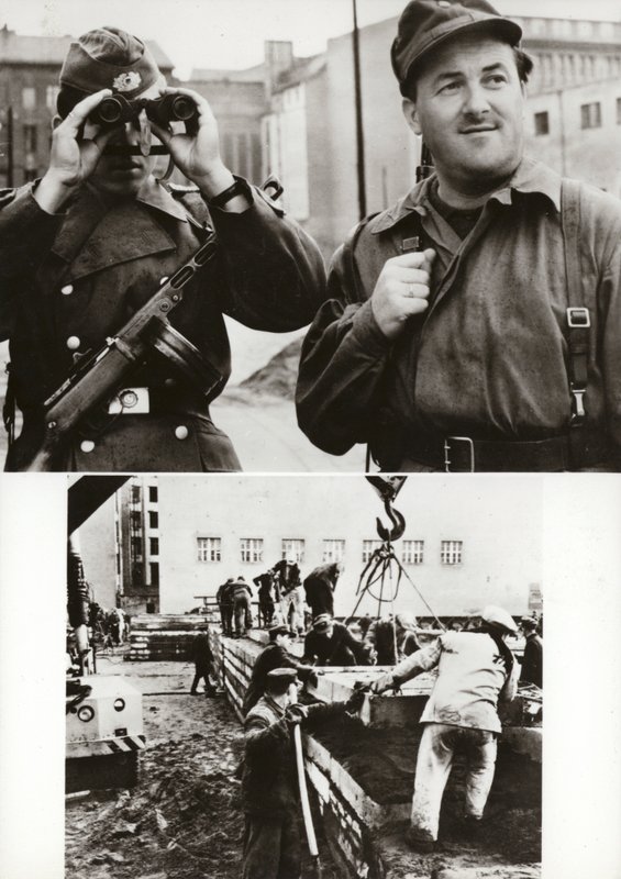 Sinds 13 augustus 1961 wordt de staatsgrens van de Duitse Democratische Republiek met West-Berlijn betrouwbaar beschermd door het Nationale Volksleger .... door Photographer German