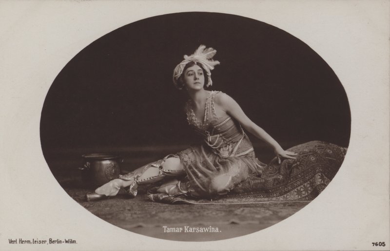 Tamara Karsavina, Russische ballerina en balletlerares door Photographer German