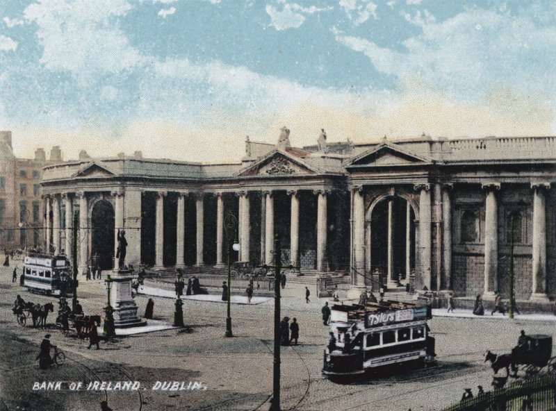 Bank van Ierland, Dublin door Photographer Irish