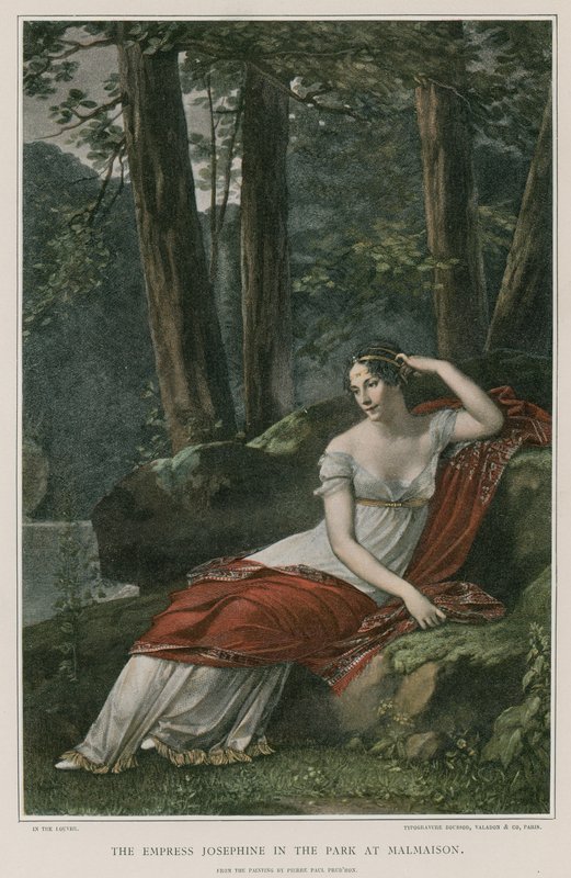 De Keizerin Josephine in het park van Malmaison door Pierre Paul Prudhon
