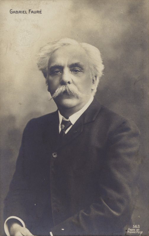 Gabriel Fauré, Franse componist, organist, pianist en leraar (1845-1924) door Pierre Petit