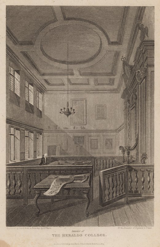 Interieur van het Heralds College door Pieter Jansz. Quast