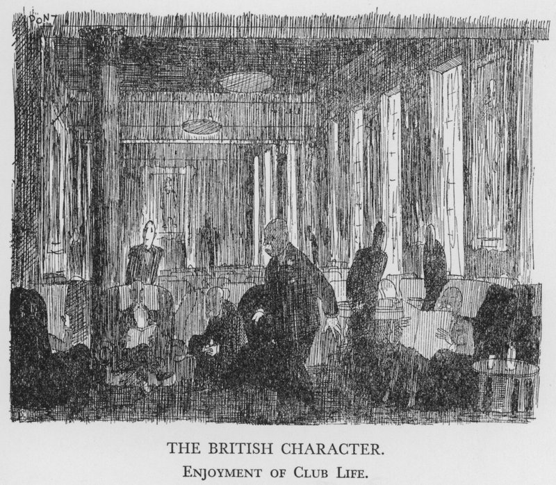 Het Britse karakter, plezier in het clubleven door Pont