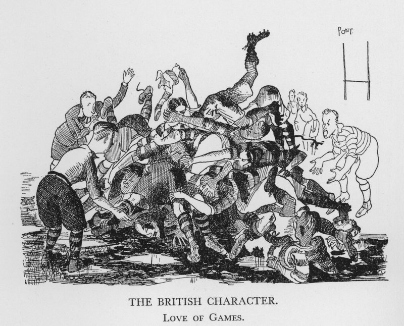 Het Britse karakter, liefde voor spelletjes door Pont