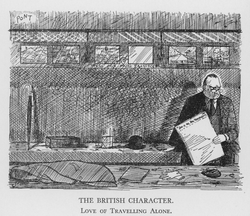 Het Britse Karakter, Liefde voor Alleen Reizen door Pont