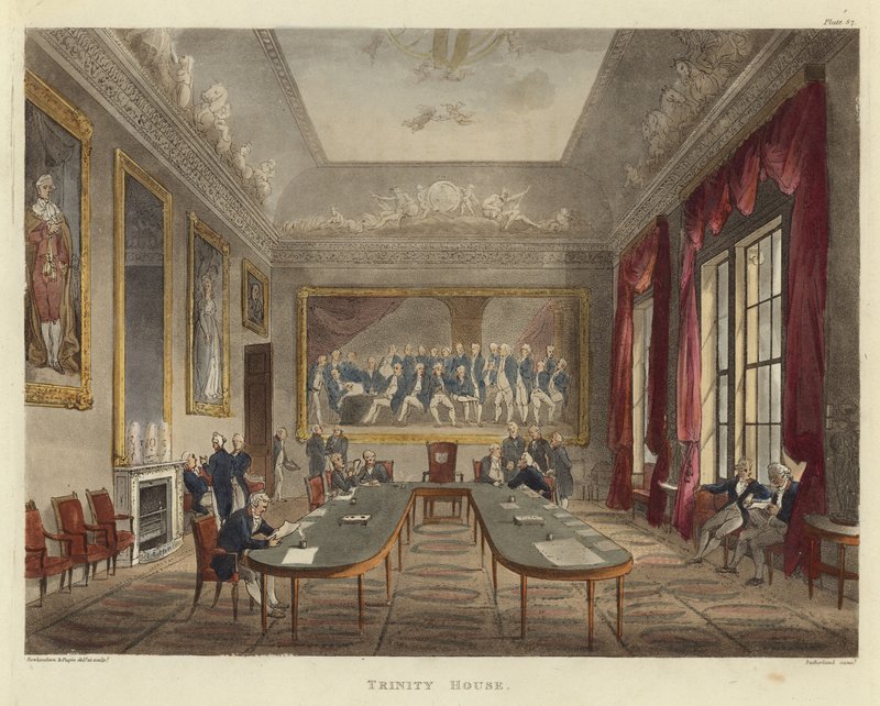 Trinity House door Pugin and Rowlandson