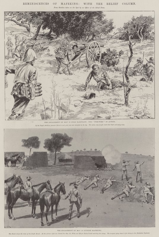 Herinneringen aan Mafeking, met de Relief Column door Ralph Cleaver
