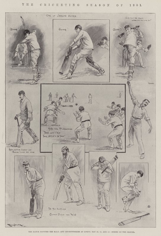 Het cricketseizoen van 1901 door Ralph Cleaver