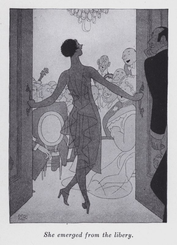 Illustratie voor "But Gentlemen Marry Brunettes" door Anita Loos door Ralph Barton