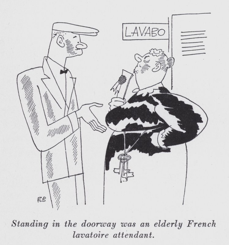 Illustratie voor "But Gentlemen Marry Brunettes" door Anita Loos door Ralph Barton