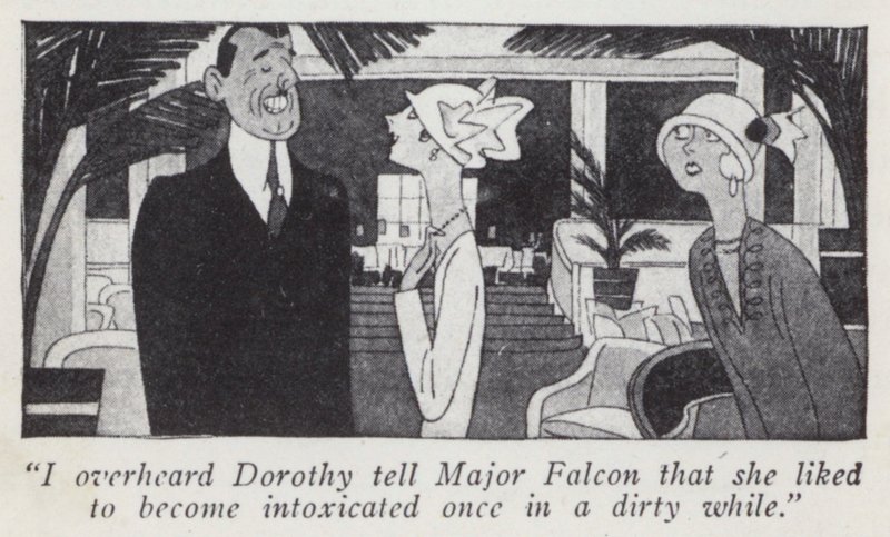 Illustratie voor Gentlemen Prefer Blondes door Anita Loos door Ralph Barton