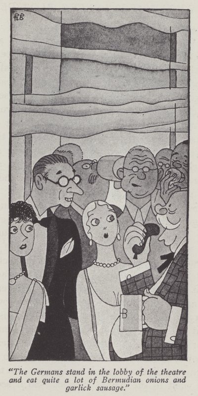 Illustratie voor Gentlemen Prefer Blondes door Anita Loos door Ralph Barton