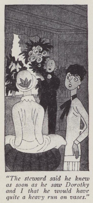 Illustratie voor Gentlemen Prefer Blondes door Anita Loos door Ralph Barton