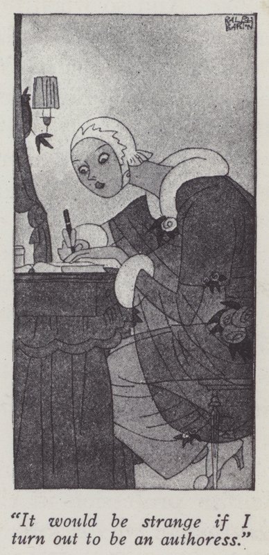 Illustratie voor Gentlemen Prefer Blondes door Anita Loos door Ralph Barton