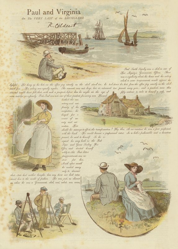 Paul en Virginia, of de allerlaatste van de smokkelaars door Randolph Caldecott