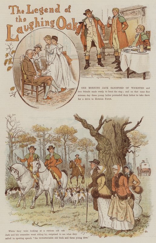 De legende van de lachende eik door Randolph Caldecott