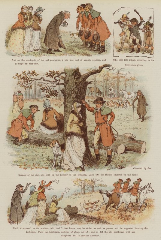 De legende van de lachende eik door Randolph Caldecott