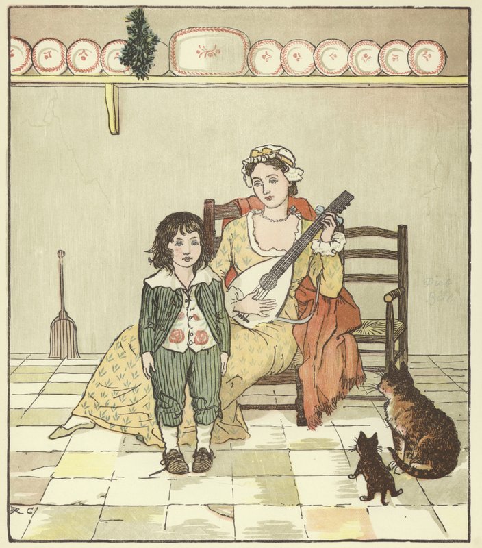 Een Elegie Over De Dood Van Een Gekke Hond door Randolph Caldecott