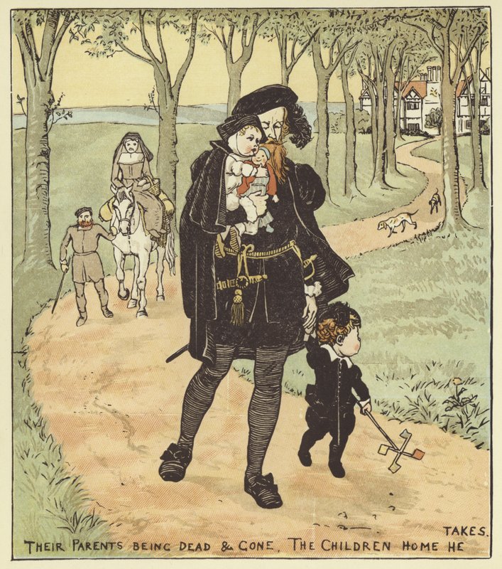 De Kinderen In Het Bos door Randolph Caldecott