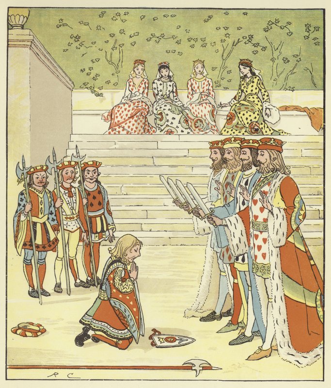 De Hartenkoningin door Randolph Caldecott