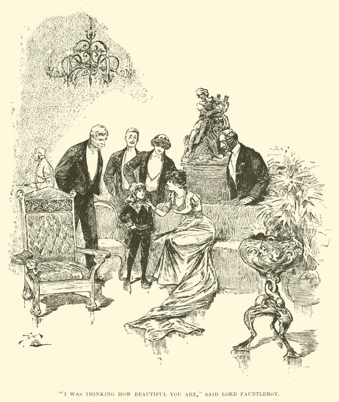 Illustratie voor Little Lord Fauntleroy door Reginald Bathurst Birch
