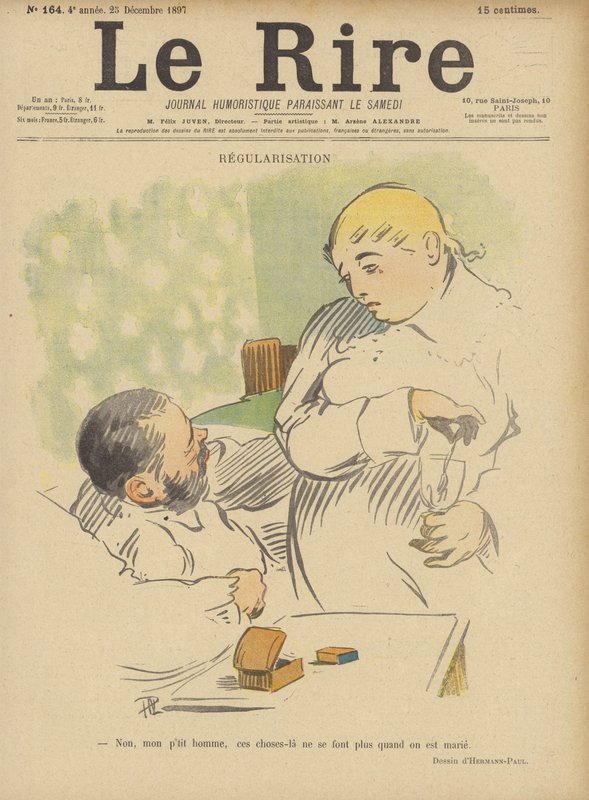 Illustratie voor Le Rire door Rene George Hermann Paul