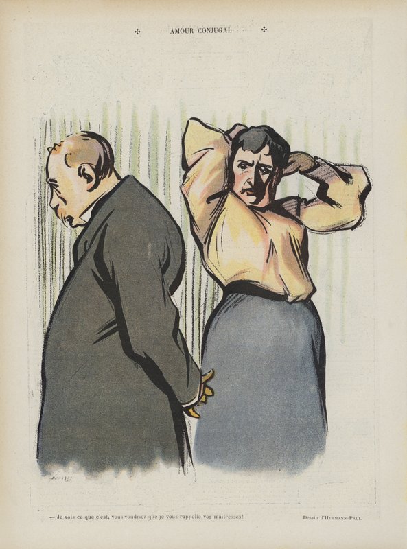 Illustratie voor Le Rire door Rene George Hermann-Paul