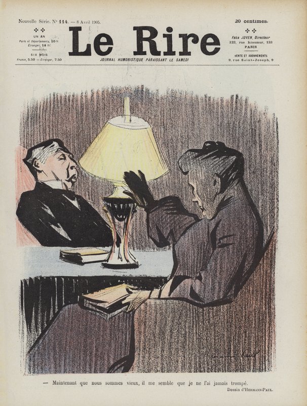 Illustratie voor Le Rire door Rene George Hermann Paul