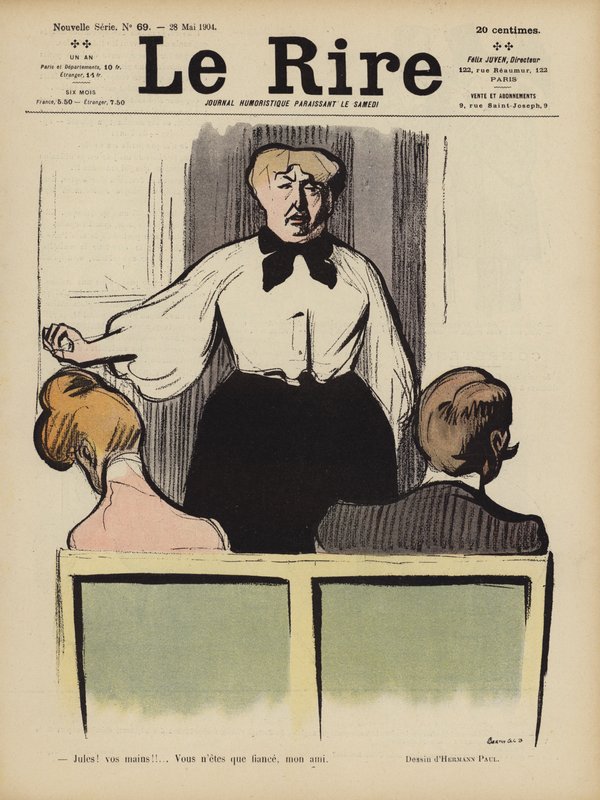 Illustratie voor Le Rire door Rene George Hermann Paul