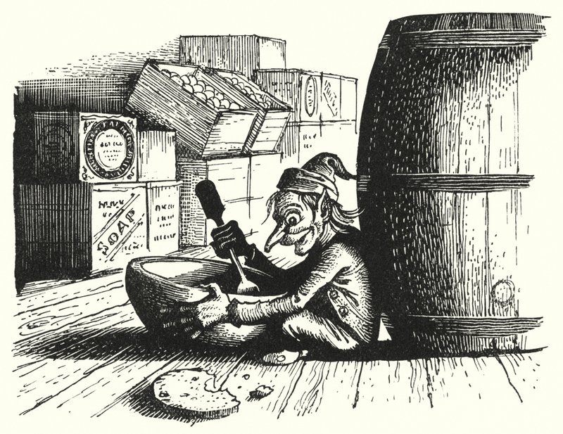 Hans Christian Andersen: De Kabouter en de Kruidenier door Rex (after) Whistler