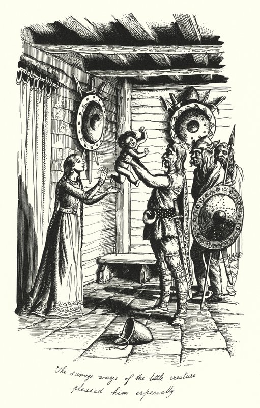 Hans Christian Andersen: De dochter van de moeras koning door Rex (after) Whistler