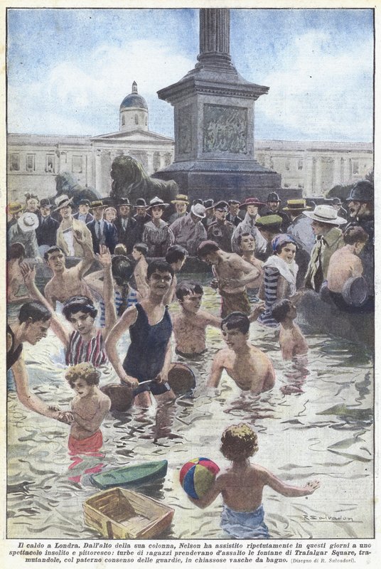 De hitte in Londen door Riccardo Salvadori