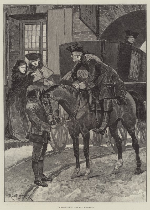 Een herkenning door Richard Caton Woodville junior