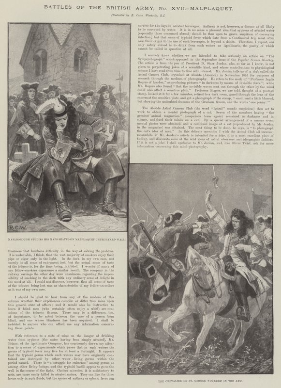Slagen van het Britse Leger, Malplaquet door Richard Caton Woodville junior