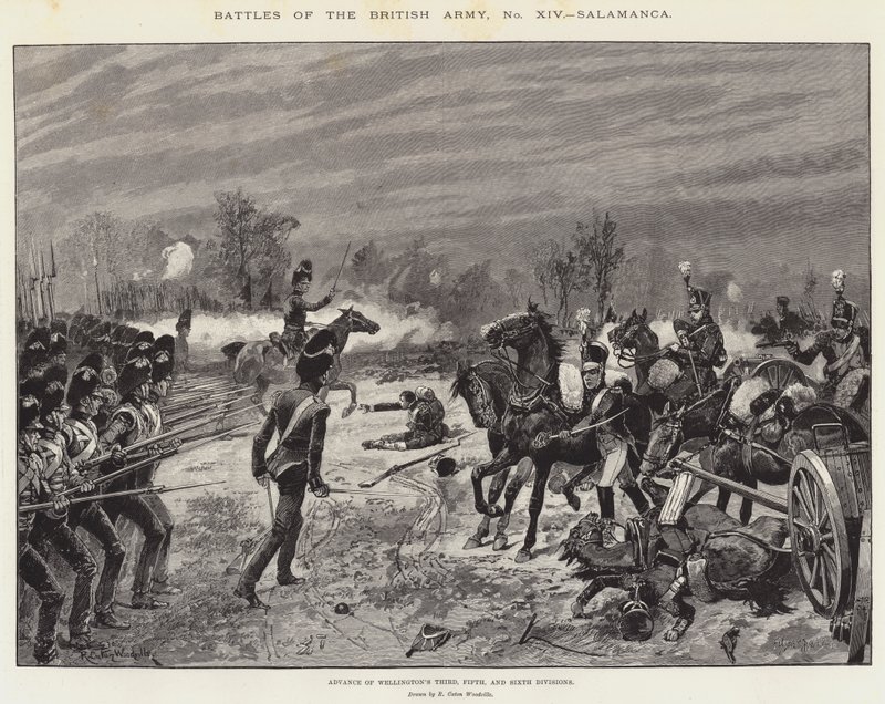 Slagen van het Britse Leger, Salamanca, Vooruitgang van Wellington