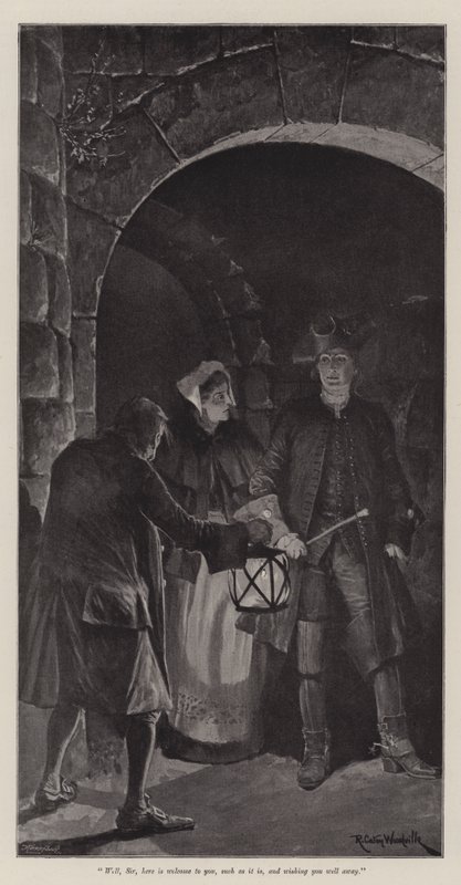 Illustratie voor The Great North Road, door Robert Louis Stevenson door Richard Caton Woodville junior