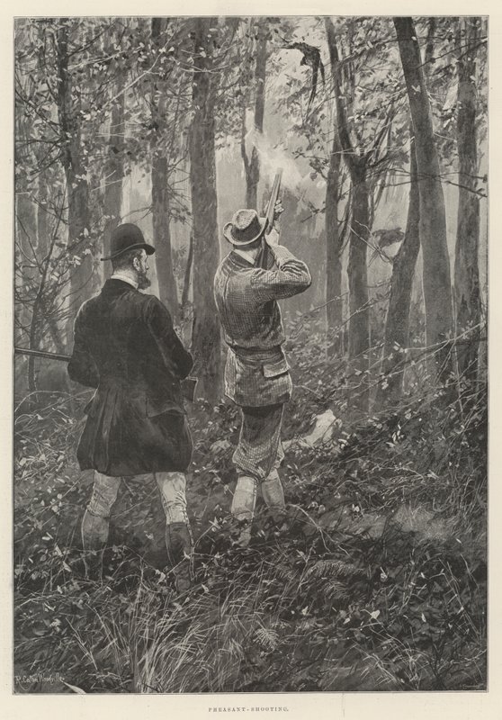 Fazantenschieten door Richard Caton Woodville junior