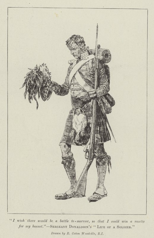 Het leven van een soldaat van sergeant Donaldson door Richard Caton Woodville junior