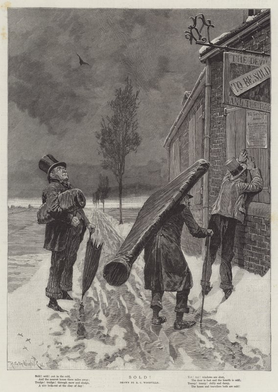 Verkocht! door Richard Caton Woodville junior