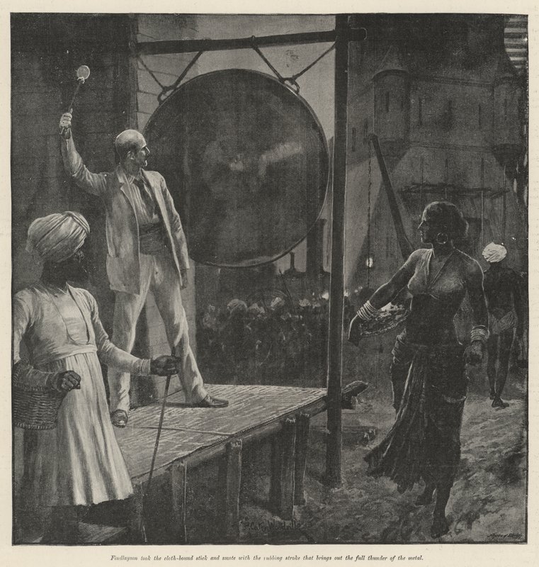 De bruggenbouwers, door Rudyard Kipling door Richard Caton Woodville junior