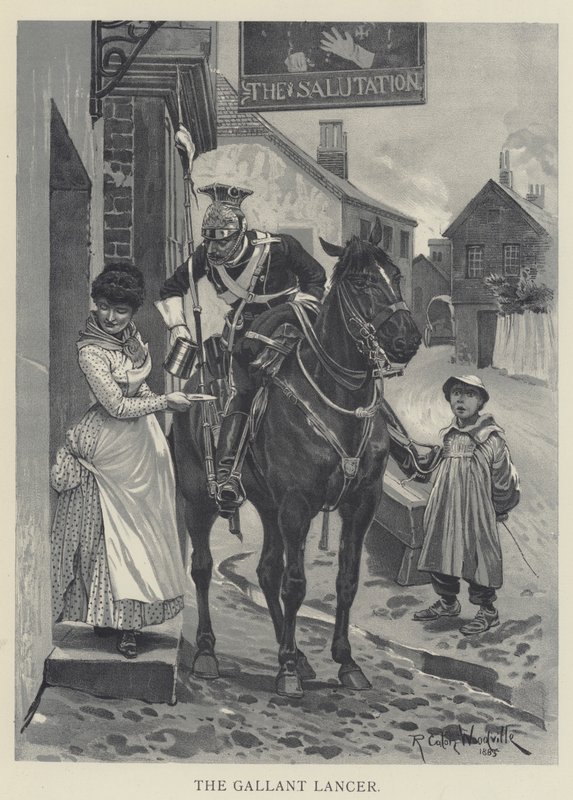 De dappere lansier door Richard Caton Woodville junior