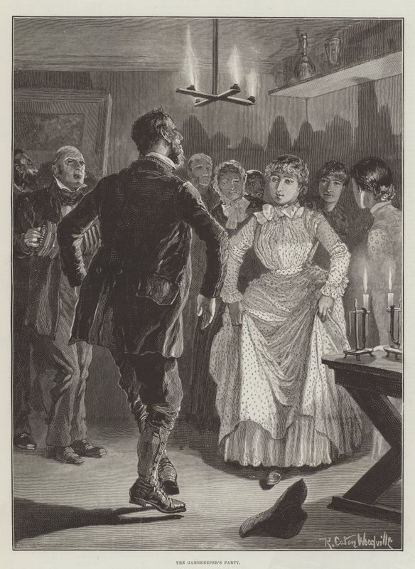 Het feestje van de jachtopziener door Richard Caton Woodville junior
