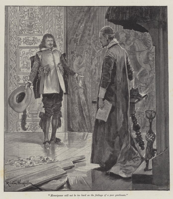 Onder de Rode Mantel, door Stanley J Weyman door Richard Caton Woodville junior