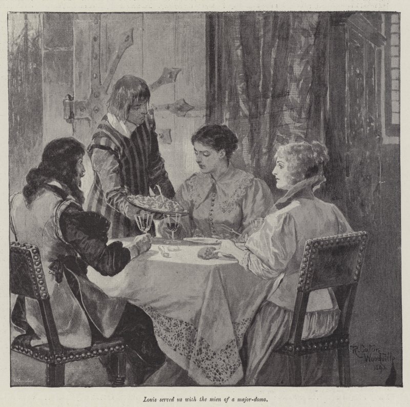 Onder de rode mantel, door Stanley J. Weyman door Richard Caton Woodville junior