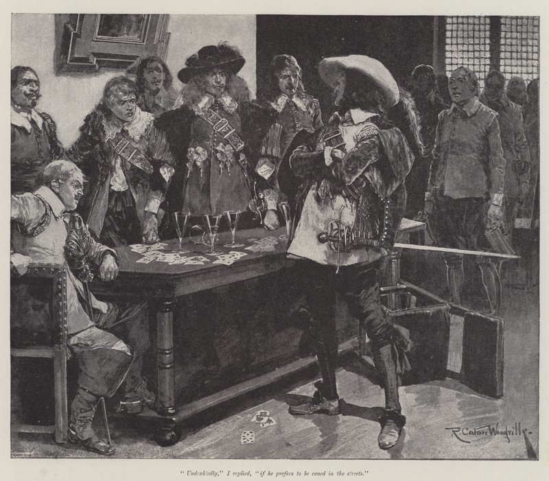 Onder de Rode Mantel, door Stanley J Weyman door Richard Caton Woodville junior