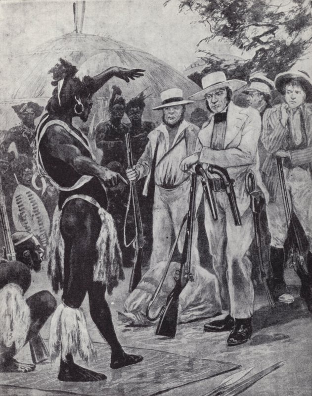 Francis Farewell van The Farewell Trading Company, oprichter van de Port Natal-kolonie in Zuid-Afrika door Richard Caton II (after) Woodville