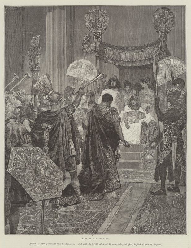 Cleopatra, door H Rider Haggard door Richard Caton Woodville junior
