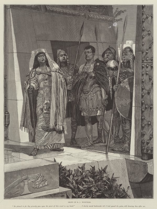 Cleopatra, door H Rider Haggard door Richard Caton Woodville junior