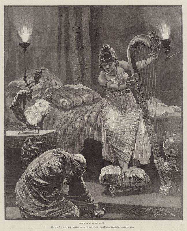 Cleopatra, door H Rider Haggard door Richard Caton Woodville junior