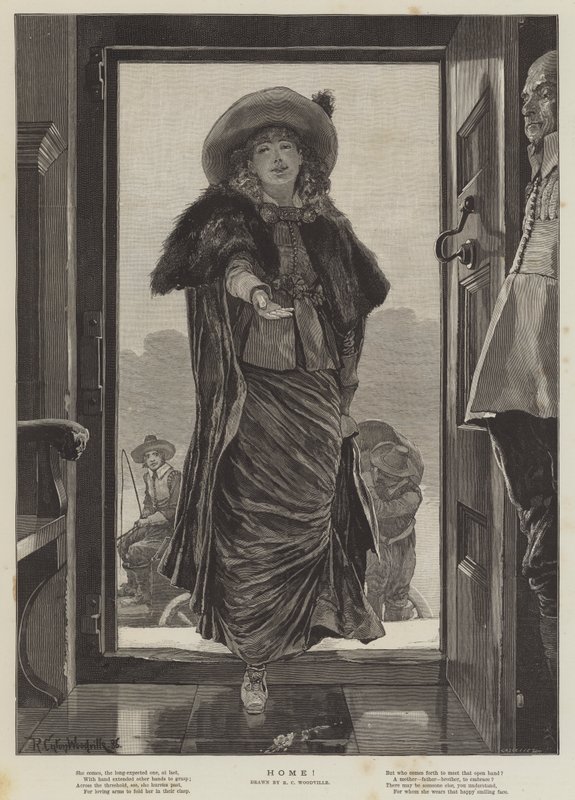 Thuis! door Richard Caton Woodville junior